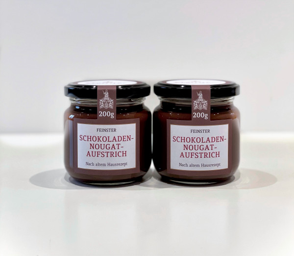 Schokoladen-Nougat-Aufstrich 2er-Pack